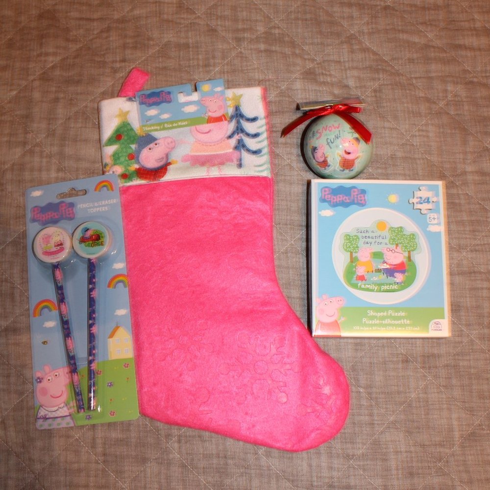 Peppa Pig Christmas Lot of 4 Toys New
